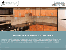 Tablet Screenshot of newtownplace.com